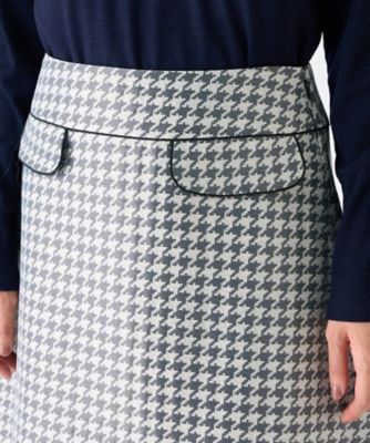 千鳥格子スカート | LANVIN COLLECTION (Women)/ランバンコレクション