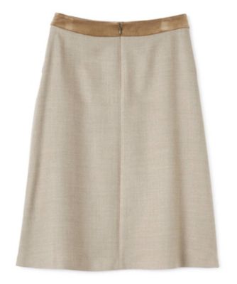 ランバンコレクション　40Lサイズ　高級スカートスーツ ウールサキソニースカート | LANVIN COLLECTION (Women