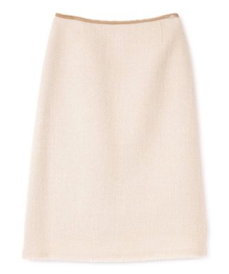 ＜LANVIN COLLECTION (Women)＞プリペラツイードスカート