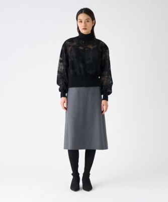 ウールジャカード先染カットソー | LANVIN COLLECTION (Women