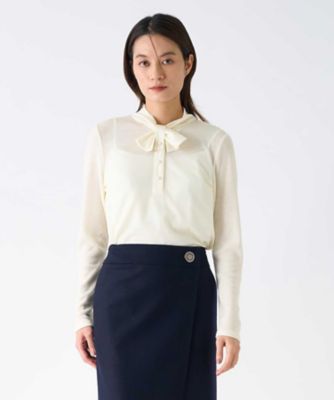 ランバンコレクション   38  カットソー ウールカットソー | LANVIN COLLECTION (Women)/ランバンコレクション