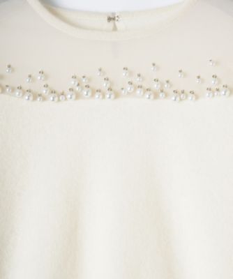 LANVIN ランバン　コート　オフホワイト　38 アンゴラ混 LANVIN ランバン コート オフホワイト 38 アンゴラ混