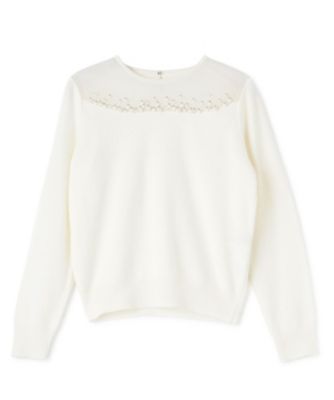 LANVIN ランバン　コート　オフホワイト　38 アンゴラ混 LANVIN ランバン コート オフホワイト 38 アンゴラ混