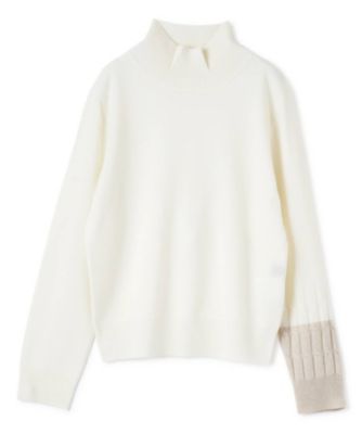 LANVIN COLLECTION (Women)/ランバンコレクション ケーブルデザインニット 91アイボリー トップス【三越伊勢丹/公式】