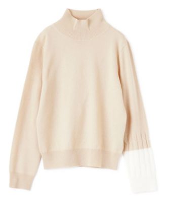 LANVIN COLLECTION (Women)/ランバンコレクション ケーブルデザインニット 81ベージュ トップス【三越伊勢丹/公式】