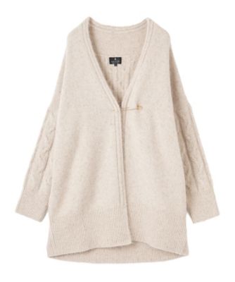 ＜LANVIN COLLECTION (Women)＞ケーブルニットカーディガン