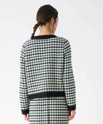 千鳥柄ニットジャケット | LANVIN COLLECTION (Women)/ランバン