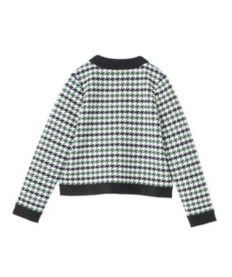 千鳥柄ニットジャケット | LANVIN COLLECTION (Women)/ランバン