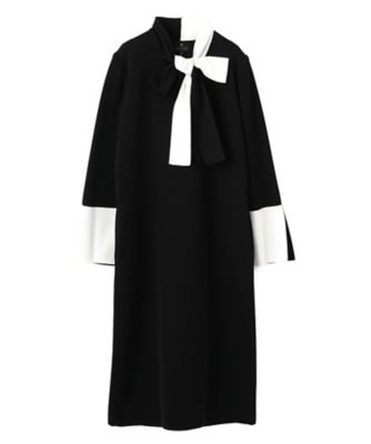 バイカラーニットワンピース | LANVIN COLLECTION (Women