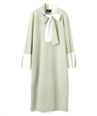 ＜LANVIN COLLECTION (Women)＞バイカラーニットワンピース
