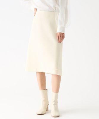 ベージュ系 LANVIN COLLECTION (Women)のひざ丈スカート