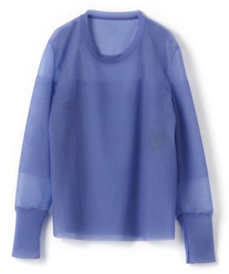＜LANVIN COLLECTION (Women)＞シアーナイロンカットソー