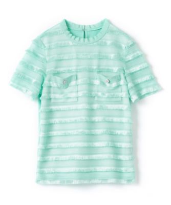 ＜LANVIN COLLECTION (Women)＞フリンジレースニットトップス