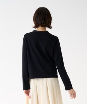 LANVIN COLLECTION / ランバン コレクション フリンジレースカーディガン LANVIN COLLECTION / ランバン コレクション フリンジレース