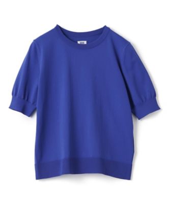 ＜LANVIN COLLECTION (Women)＞ベーシック五分袖ニット