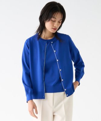 ＜LANVIN COLLECTION (Women)＞ロゴジャカードカーディガン