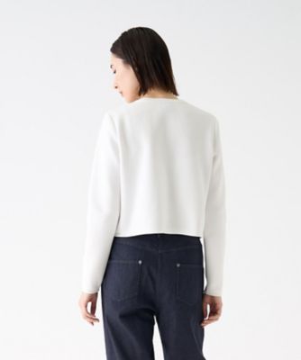 フロントラッフルニットジャケット