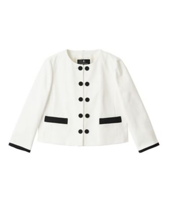 ＜LANVIN COLLECTION (Women)＞ノーカラードビーストレッチジャケット