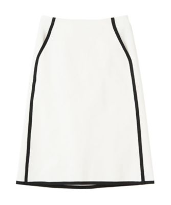 ＜LANVIN COLLECTION (Women)＞パイピングドビーストレッチスカート