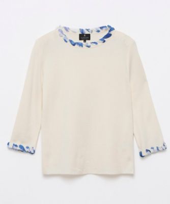 ＜LANVIN COLLECTION (Women)＞パイピングニットトップス