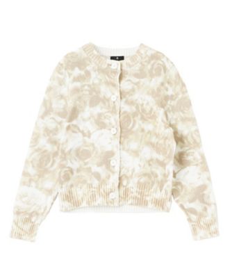 ＜LANVIN COLLECTION (Women)＞ローズプリントカーディガン