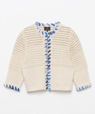 ＜LANVIN COLLECTION (Women)＞シフォンパイピングカーディガン