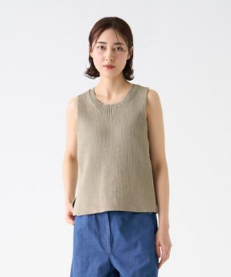 ＜LANVIN COLLECTION (Women)＞ラウンドネックノースリーブカットソー