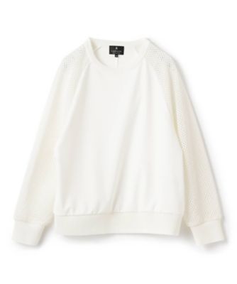 ＜LANVIN COLLECTION (Women)＞ラグランメッシュカットソー
