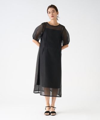 シアーボーダーワンピース | LANVIN COLLECTION (Women)/ランバン