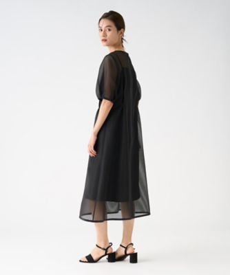 シアーボーダーワンピース | LANVIN COLLECTION (Women)/ランバン