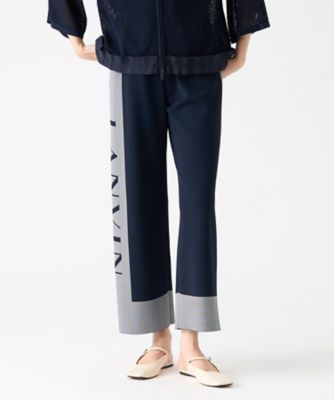 ミラノリブロゴニットパンツ