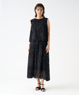 エンブロイダリースカート | LANVIN COLLECTION (Women)/ランバン