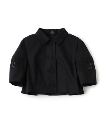 ＜LANVIN COLLECTION (Women)＞グログランチェック切替ブラウス