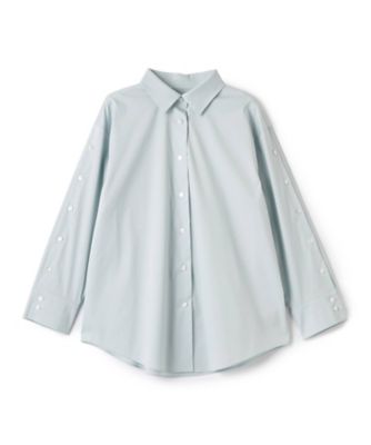 ＜LANVIN COLLECTION (Women)＞スリットスリーブシャツブラウス