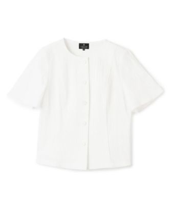 ランバン 半袖カットソー シャツ トップス レディース 40サイズ ベージュ系×レッド LANVIN COLLECTION ランバン 半袖カットソー シャツ トップス レディース 40サイズ