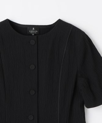 LANVIN COLLECTION / ランバン コレクション サッカーストレッチブラウス サッカーストレッチブラウス|LANVIN COLLECTION | LANVIN