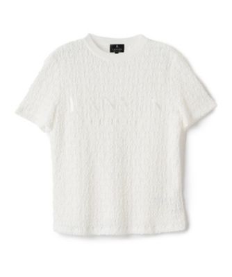 ＜LANVIN COLLECTION (Women)＞ラッセルレースロゴカットソー