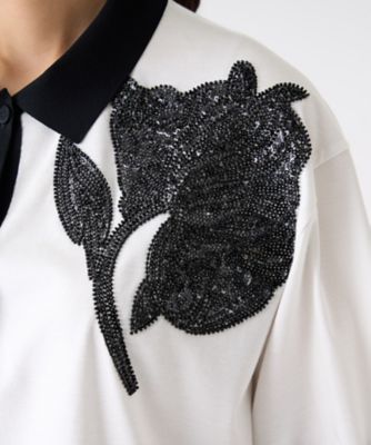 フラワー刺繍トップス | LANVIN COLLECTION (Women)/ランバン