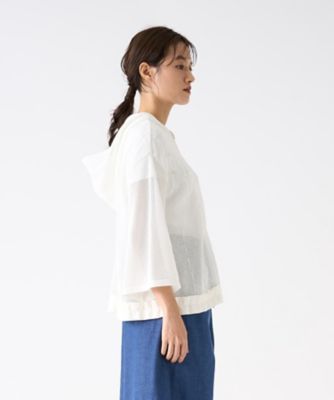 メッシュロゴパーカー | LANVIN COLLECTION (Women)/ランバン