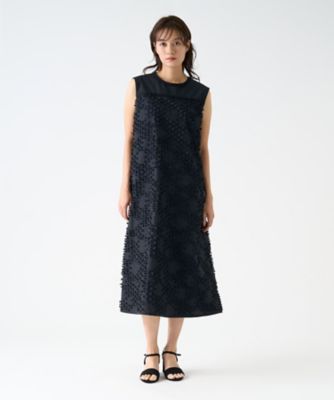 LANVIN COLLECTION ジャガード 花柄 ワンピース ランバン オン ブルー | . LANVIN en Bleu SUMMER LOOK 2025