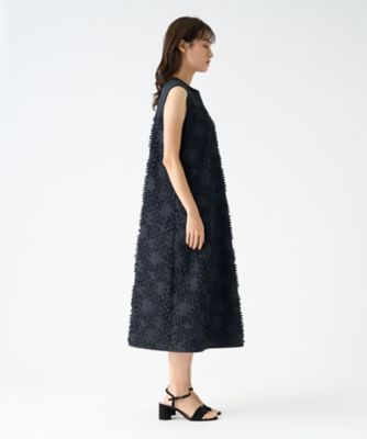 リボンレリーフジャガードワンピース | LANVIN COLLECTION