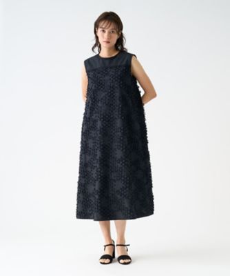 リボンレリーフジャガードワンピース | LANVIN COLLECTION (Women