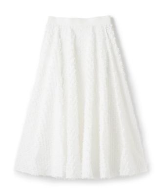 ＜LANVIN COLLECTION (Women)＞リボンレリーフジャカードスカート