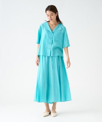 キュプラシルクセーラーカラーブラウス | LANVIN COLLECTION (Women 