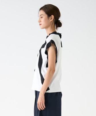 ランバングログランリボンT クロップドリボンTシャツ|LANVIN en Bleu | LANVIN en Bleu | ランバン