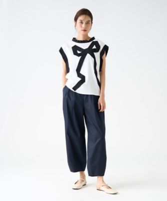 ちゃま グログランリボン カットソー38 グログランリボンカットソー | LANVIN COLLECTION (Women)/ランバン