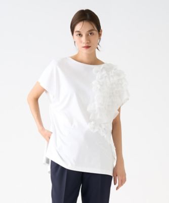 【LANVIN COLLECTION 】シフォンテープカットソー シフォンテープカットソー | LANVIN COLLECTION (Women)/ランバン