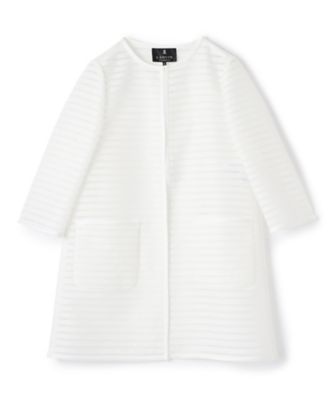 ＜LANVIN COLLECTION (Women)＞シースルーボーダージャケット