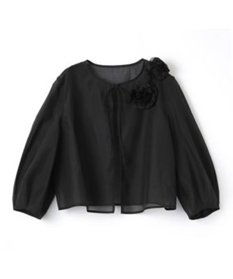 フラワーモチーフオーガンジージャケット | LANVIN COLLECTION (Women