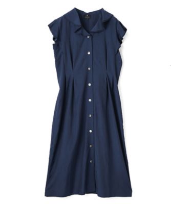 贅沢 フリルスリーブワッシャーワンピース | COLLECTION LANVIN ワンピース